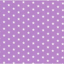 Baumwolle beschichtet Sterne flieder 50 x 70 cm Stück