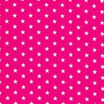 Baumwolle beschichtet Sterne pink
