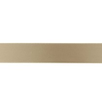 Satinband 25mm taupe