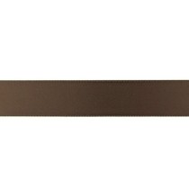 Satinband 25mm dunkelbraun