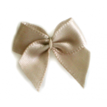 5 Schleifchen 2,4 cm taupe