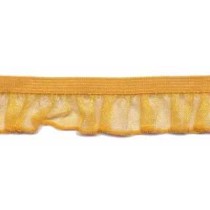 Rüschengummi Organza orange