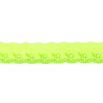 Spitze Blumen lime 42 mm