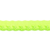 Spitze Blumen lime 42 mm