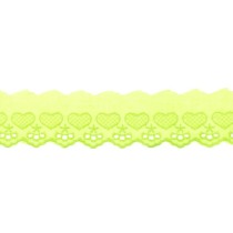 Spitze Herzen lime 50 mm