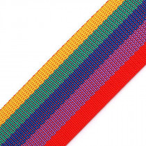 Gurtband 30 mm Rainbow
