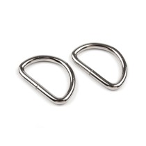 D-Ringe 25 mm silber