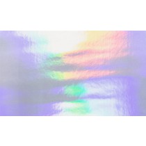 Lederimitat holografisch silber 66 x 45 cm