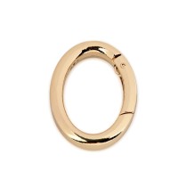 Karabiner oval gold