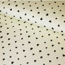 Little Hearts creme Stretchjersey