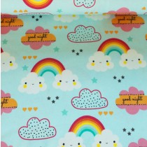 Regenbogen Wolken Jersey 
