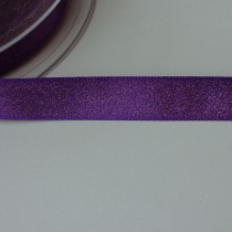 Glitzer-Satinband 15mm lila