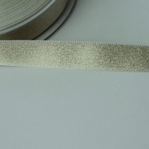 Glitzer-Satinband 15mm weiß