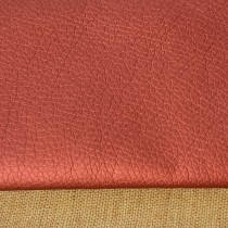 Lederimitat metallic rot 