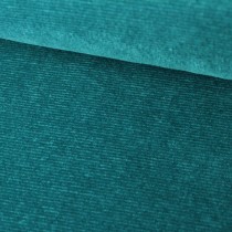Feincord Jersey petrol 95 cm Reststück