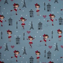 Fun in Paris Jersey 80 cm Reststück