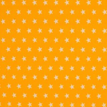 Sterne auf gelb Baumwoll Webstoff 30 cm Reststück