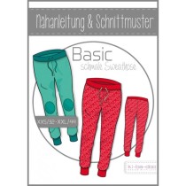 Basic schmale Sweathose Damen