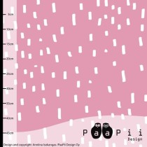 Rain light pink Bio-Stretchjersey 140 cm Reststück