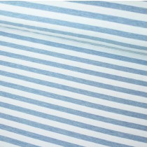 Stripes melange blau Stretchsweat