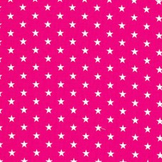 Baumwolle beschichtet Sterne pink