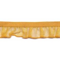 Rüschengummi Organza orange