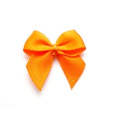 5 Schleifchen 2,4 cm orange