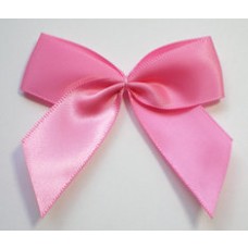 Satin Schleife pink 6,5cm