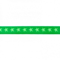 Sternen Gummiband grün 20 mm