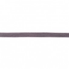 Baumwoll Kordel flach 17 mm dunkelgrau