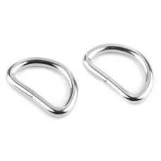 D-Ringe 30 mm silber