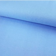 Sommersweat hellblau B-Ware 40 cm Reststück