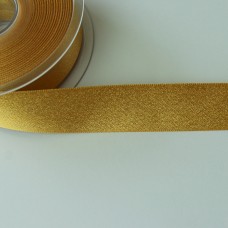 Glitzer-Satinband 25mm gold