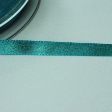 Glitzer-Satinband 10mm türkis