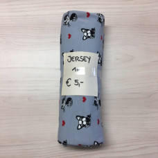 Cats and Dogs Stretchjersey 1m Stückware