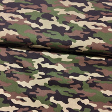 Camouflage Baumwoll Webstoff