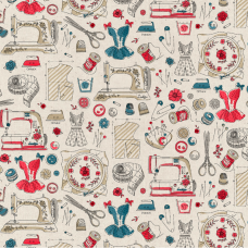 Passion for sewing Baumwoll Webstoff 140 cm Reststück