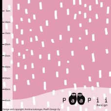 Rain light pink Bio-Stretchjersey 140 cm Reststück