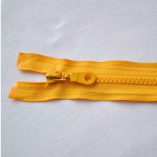 Reißverschluß teilbar 60 cm gelb